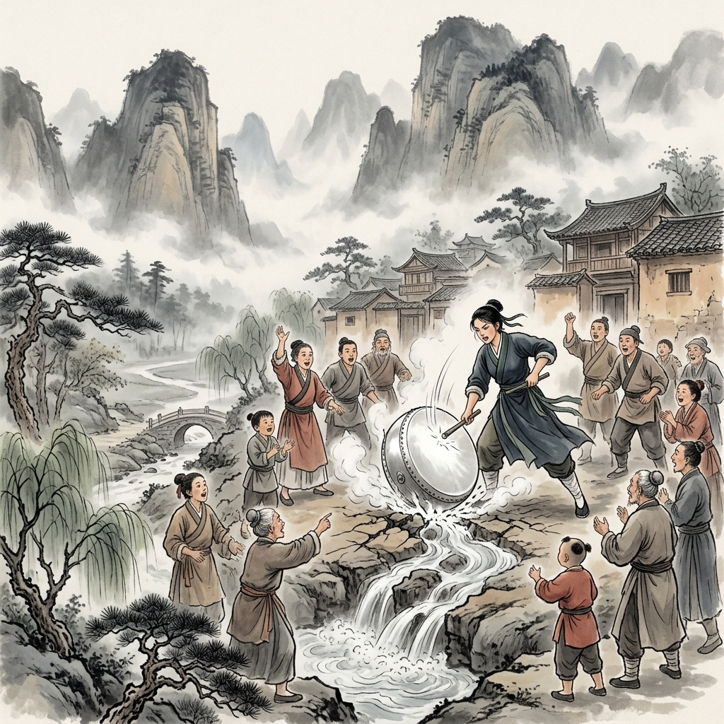 宝鼓劈石涌温泉
