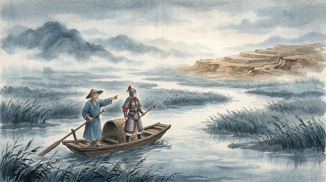 小舟泛舟海河口机锋对答